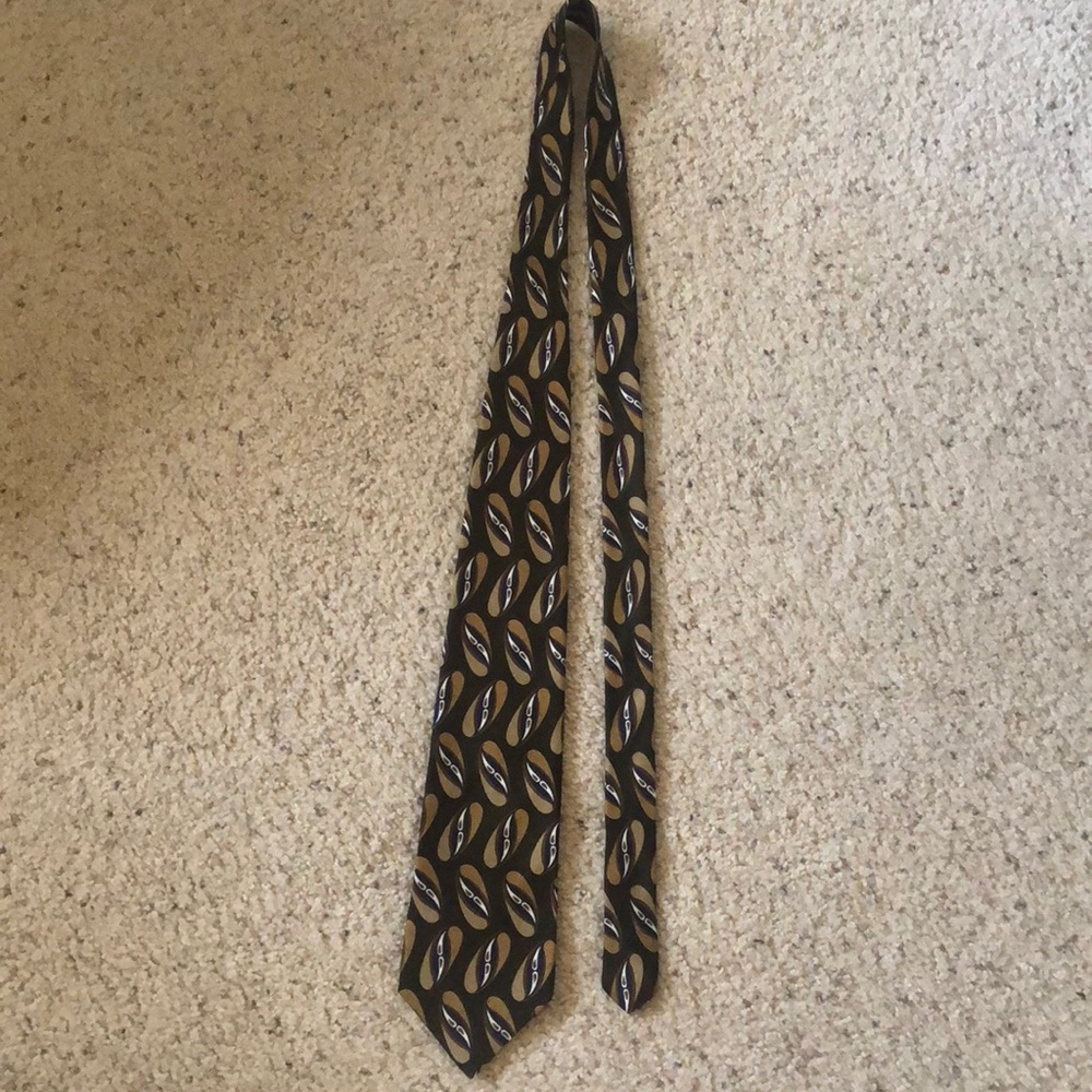 Men's 58 inch long Cerruti 100% Italian silk tie